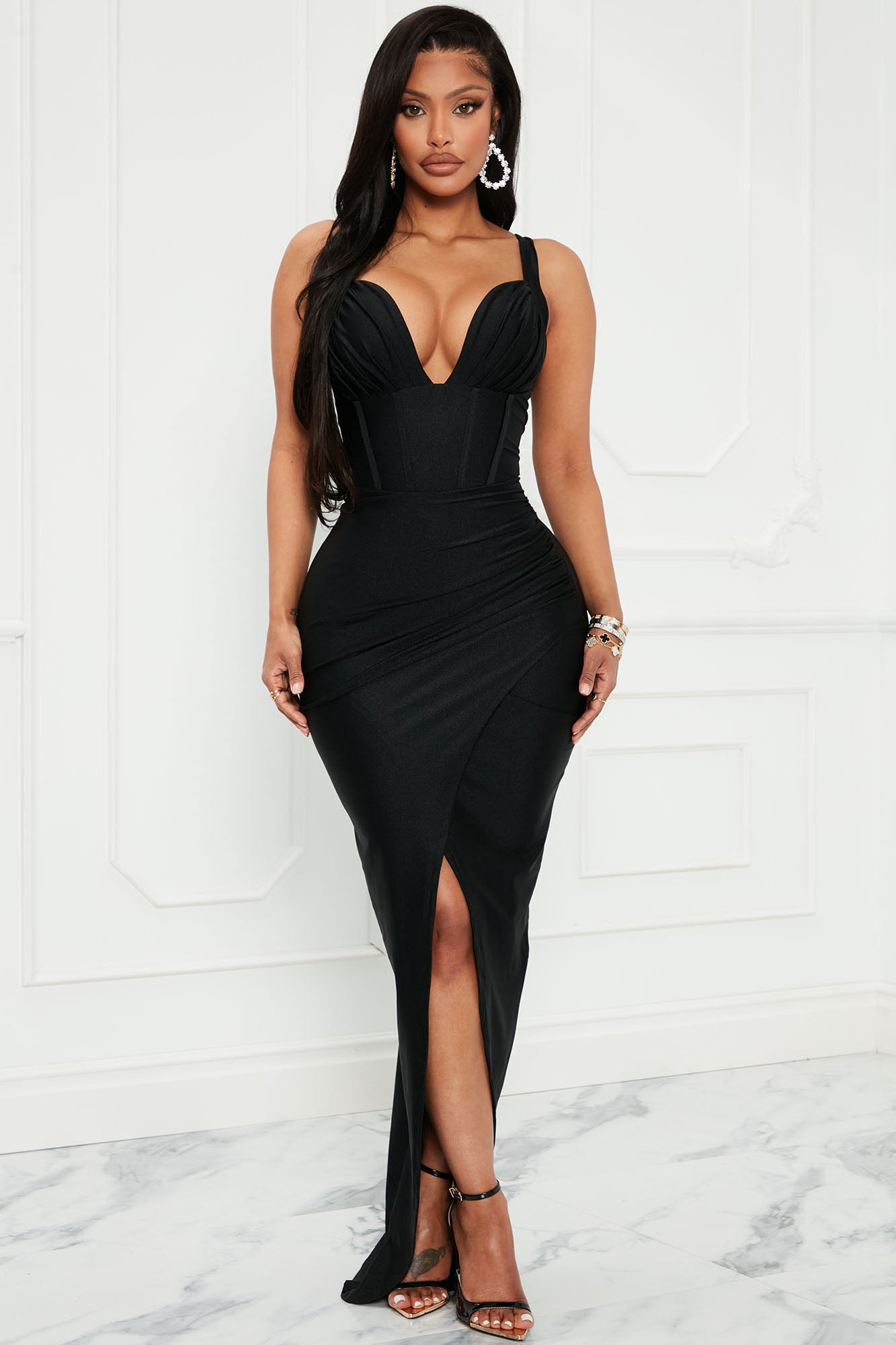 fashion nova black dress